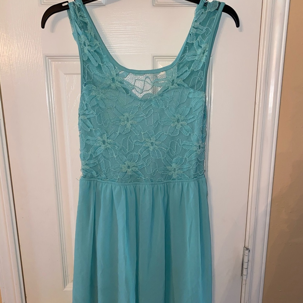 Teal dress